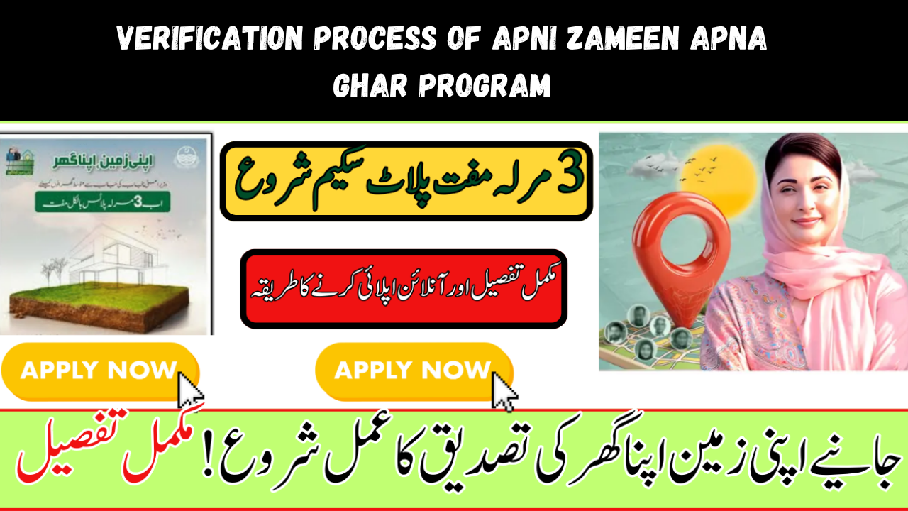 Verification Process of Apni Zameen Apna Ghar Program